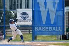 Baseball vs Babson  Wheaton College Baseball vs Babson during Championship game of the NEWMAC Championship hosted by Wheaton. - (Photo by Keith Nordstrom) : Wheaton, baseball, NEWMAC